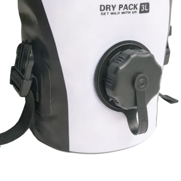 Dog Helios 'Grazer' Waterproof Outdoor Travel Dry Food Dispenser Bag - White - Image 6