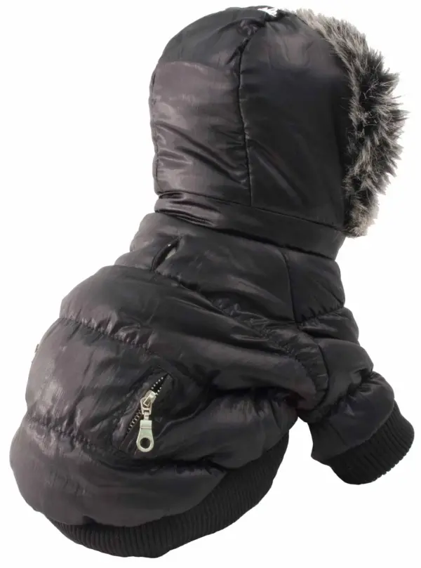 Metallic Fashion Pet Parka Coat - Image 2