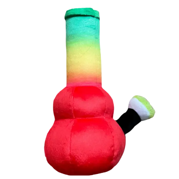 My Name is Bo da Bong, Funny Squeaky Weed Dog Toy, Cute Stuffed Parody Rasta Pot Bong, Cool Plush 420 Novelty Gift for Puppies & Small, Medium & Large Breeds, for Fetch & a Photo Prop - Image 9