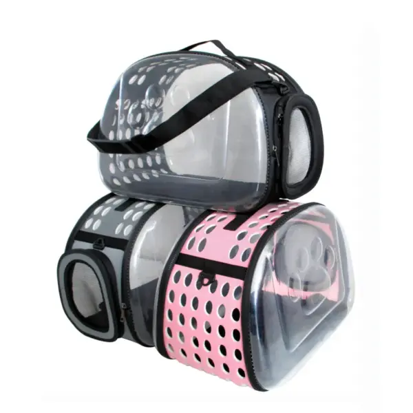 Pet Carrier; Foldable Portable Soft Side; Handbag for pets; Transparent Capsule Pocket Design; for cat Carrier; Dog Carrier; Rabbit Carrier; Suitable for Outdoor Travel - Image 2