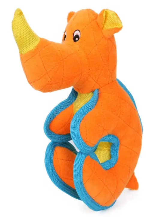 Pet Life Cartoon Funimal Plush Animal Squeak Chew Tug Dog Toy