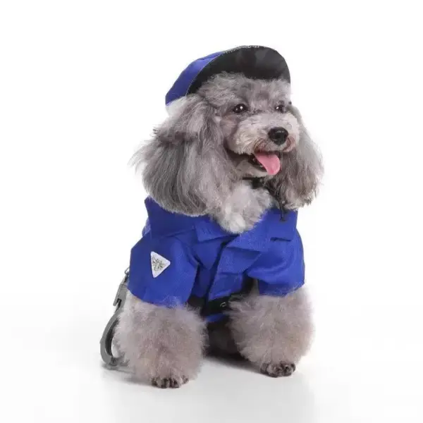 Pet Life 'Pawlice Pawtrol' Police Pet Dog Costume Uniform - Image 2