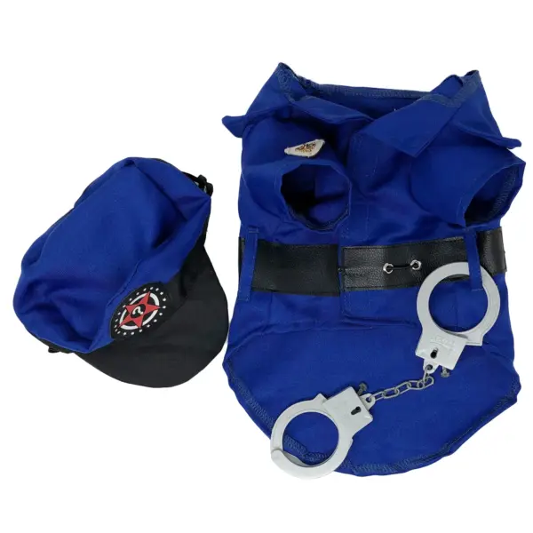 Pet Life 'Pawlice Pawtrol' Police Pet Dog Costume Uniform - Image 4