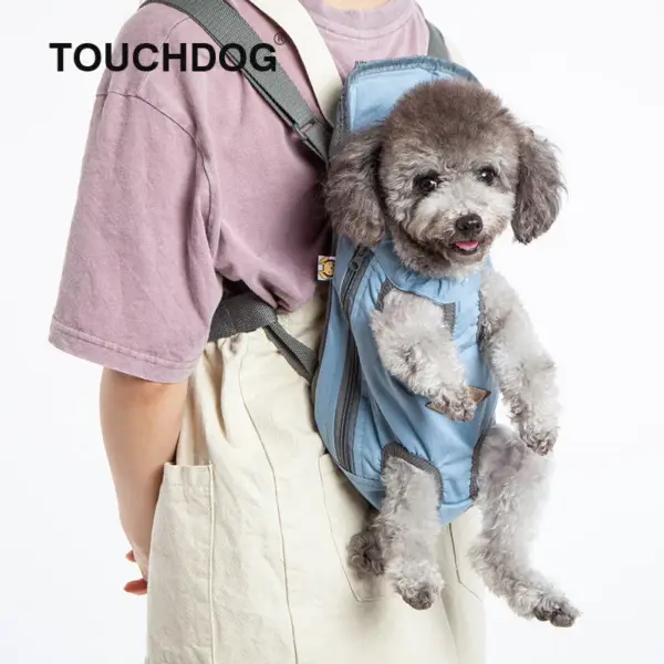 Touchdog 'Wiggle-Sack' Fashion Designer Front and Backpack Dog Carrier - Image 4